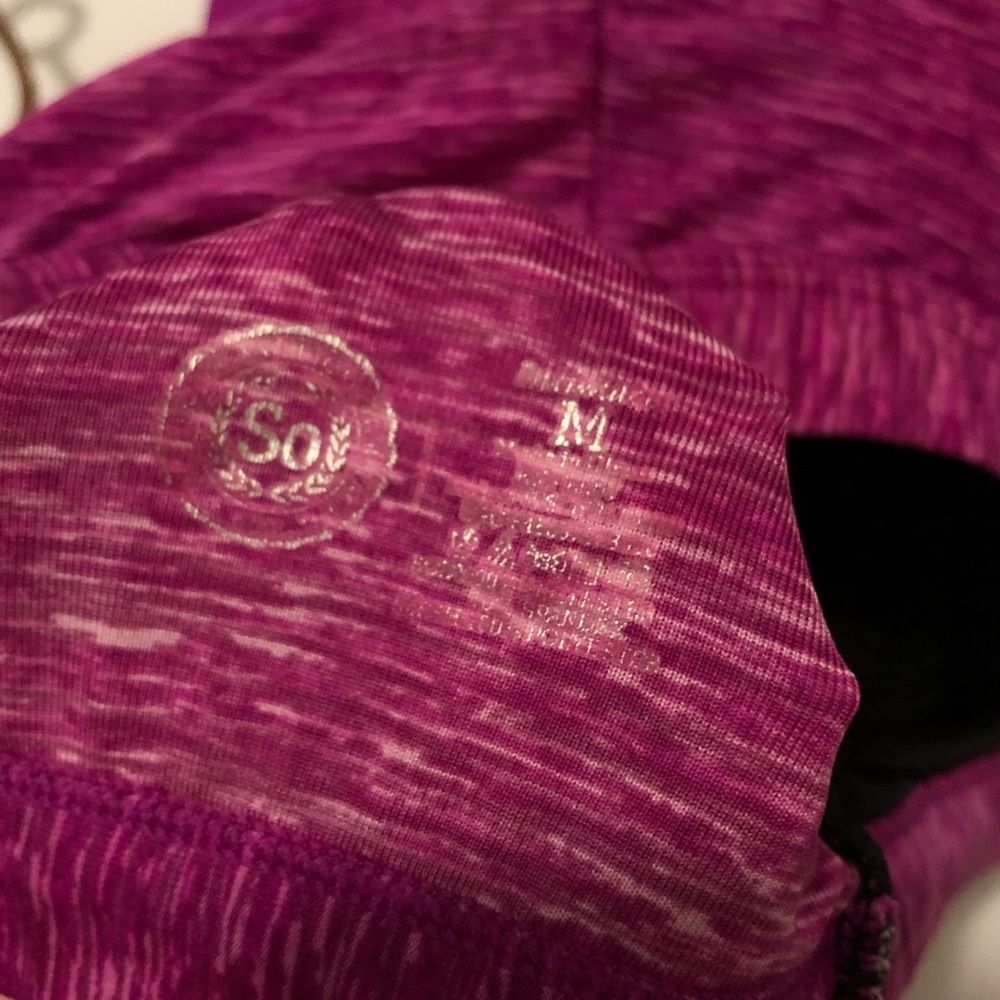 SO Purple Seamless, Racerback Sports Bra - Picture 3 of 4